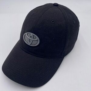 TOYOTA Fersten Worldwide FP480 Hat Men OSFA Black 3D Metal Logo Baseball Cap